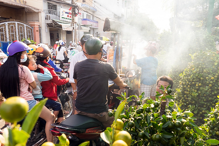 The Floating Flower Market of Ben Binh