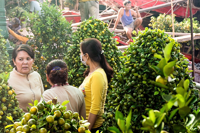 The Floating Flower Market of Ben Binh