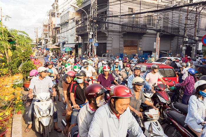 The Floating Flower Market of Ben Binh