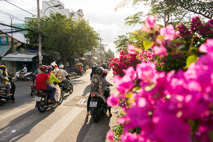 The Floating Flower Market of Ben Binh