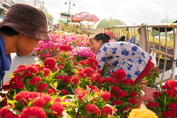 The Floating Flower Market of Ben Binh