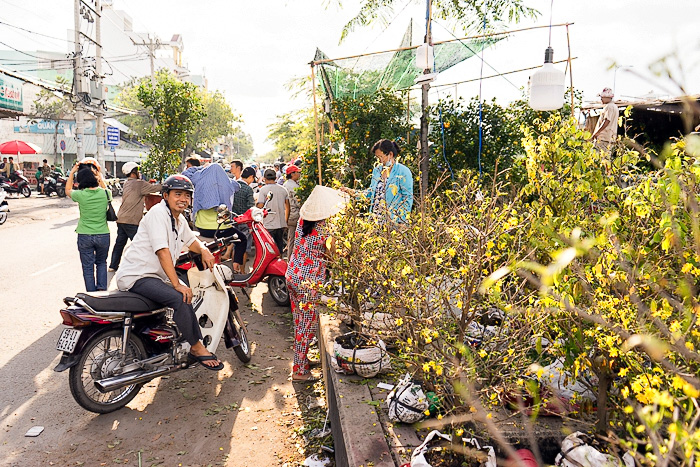 The Floating Flower Market of Ben Binh