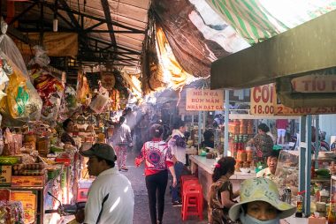 Shopping at the Local Market - Saigon For 91 Days