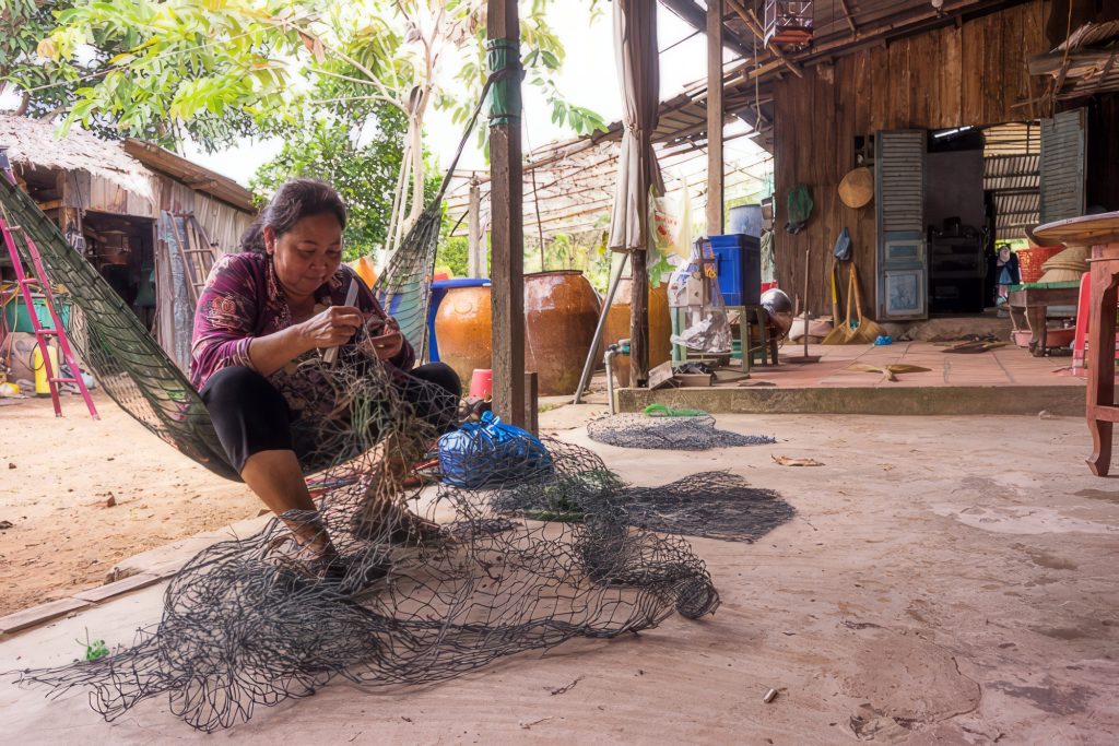 Crafting Fish Net Vietnam